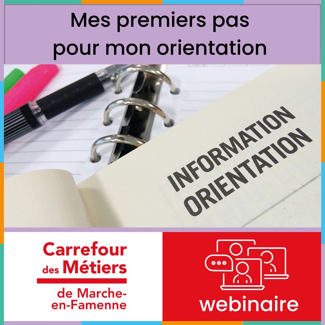 Webinaire orientation scolaire ou professionnelle